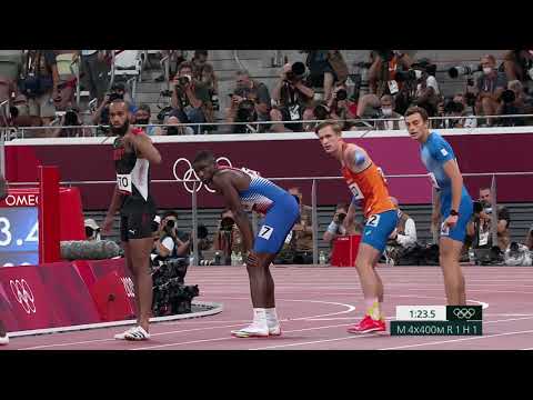 TOKYO2020: Men's 4x400m Relay Heat 1 | SportsMax TV