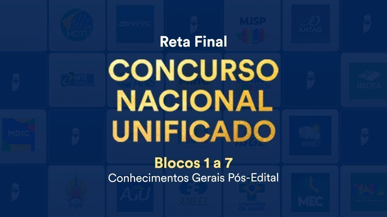 Reta Final CNU - Blocos 1 a 7: Diversidade e Inclusão na Sociedade - Prof. Géssica Ehle