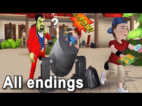 Scary Stranger 3D 5.16 Garbage Dump All Endings