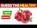 Guess Healthy Vs Unhealthy Food Quiz For Kids Fun Learning Game For Preschool Kindergarten