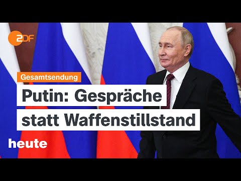 heute 19:00 Uhr vom 11.05.25 Gespräche Ukraine-Krieg, Friedensaufruf Papst, Außenminister in Israel