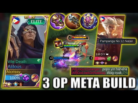 ALDOUS NEW META BUILD VS TOP GLOBAL NATAN! BEST BUILD FOR ALDOUS! ALDOUS BEST BUILD 2022 - MLBB