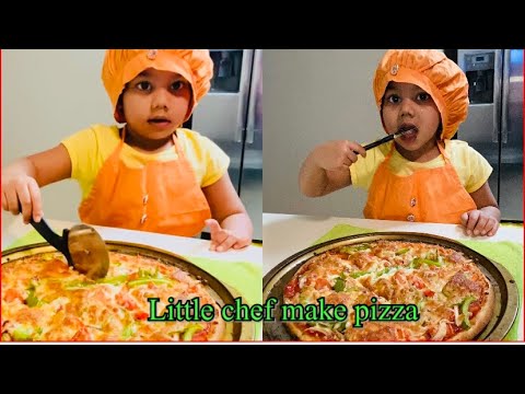 Little chef Tansi make pizza( kids video)
