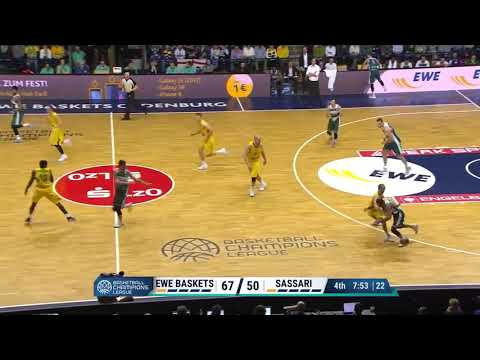 BCL, 9. Spieltag: Highlights Loesing vs  Dinamo Sassari