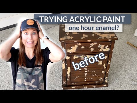 Painting Furniture With Acrylic Paint | One Hour...