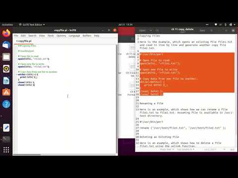 Ch 11 Copy delete from file in Perl Programming