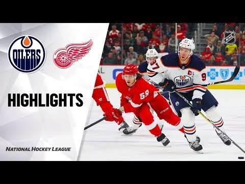 NHL Highlights | Oilers @ Red Wings 10/29/19