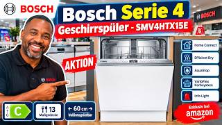 🟢🟢🟢 Bosch Serie 4 Geschirrspüler - Bosch SMV4HTX15E im Test: Lohnt sich die smarte Spülmaschine?
