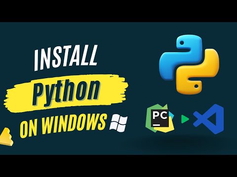 Install Python On Windows Run First Program Using Pycharm And Vscode