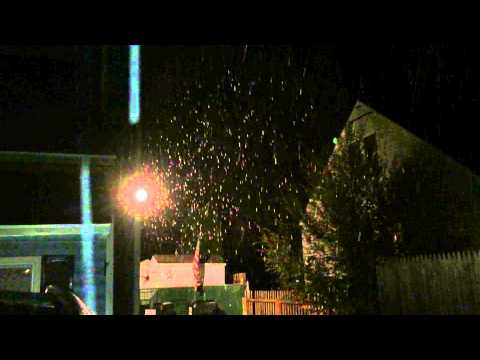 First snow fall of 2014 at night. Shot on a iPhone 6 plus.