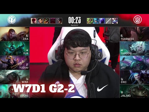 IG vs LGD - Game 2 | Week 7 Day 1 LPL Spring 2022 | Invictus Gaming vs LGD Gaming G2