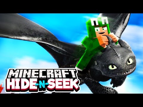 Little Lizard Adventures - Minecraft MORPH HIDE N SEEK - HOW TO TRAIN YOUR DRAGON!