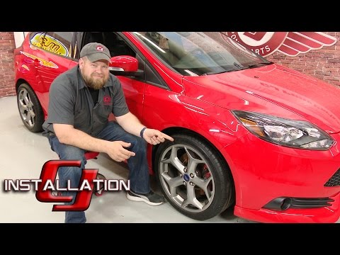 Focus ST Wheel Spacer Hub Centric 20mm Silver Pair 2013-2018 Installation