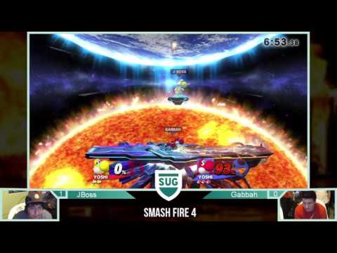 JBoss Vs Gabbah @ Smash Fire 4!