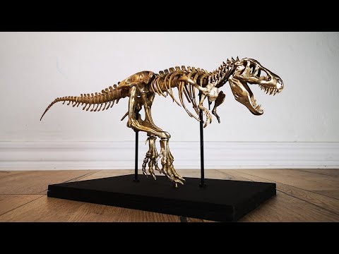 Casting T-Rex Skeleton In Aluminum Bronze - 79 Bone Pieces