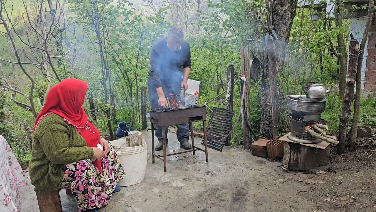 ‼️AKŞAM YEMEĞİ IZGARA KOCAMDAN 🔥YEŞİLLİKLER BAHÇEMDEN ‼️🥰