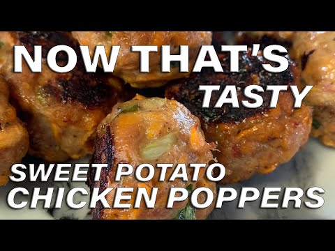 Sweet Potato Chicken Poppers