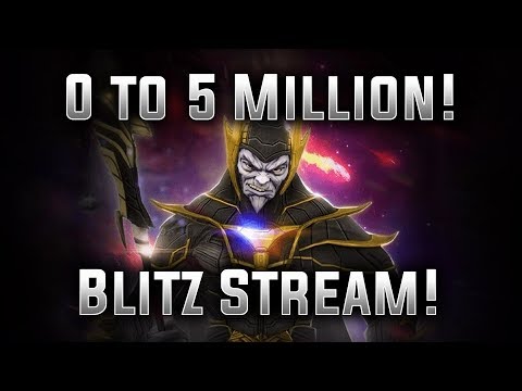 0 to 5 Million! - Corvus Glaive BLITZ #2 - MARVEL Strike Force - MSF