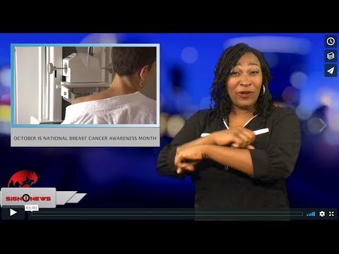 October is National Breast Cancer Awareness Month (ASL - 10.1.18)