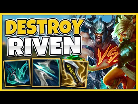 Informative Gameplay On How I Beat Riven Top Any Game | Season 11 Tryndamere - League of Legends