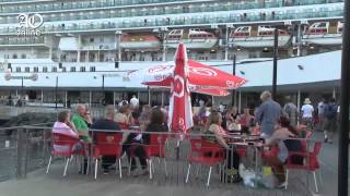 preview picture of video 'Navio de cruzeiros Azura em Ponta Delgada (Açoriano Oriental)'