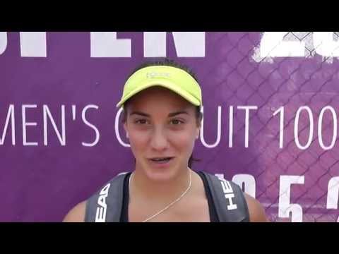 EMPIRE Slovak Open 2015: 1R, Danka Kovinic - Klara Koukalova 6-1, 6-4