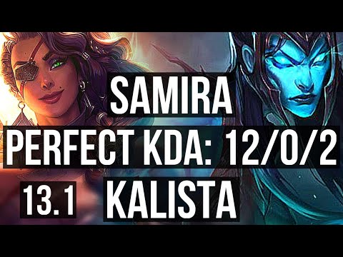 SAMIRA & Senna vs KALISTA & Renata Glasc (ADC) | Rank 2 Samira, 12/0/2 | EUW Grandmaster | 13.1