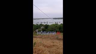 В Снигиревке под воду уходят целые улицы (видео)