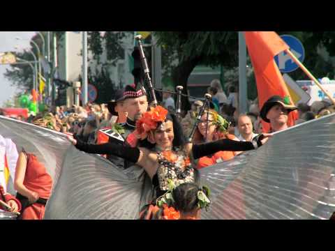 Winobranie 2015 - Zielona Góra - korowód na zakończenie dni Zielonej Góry