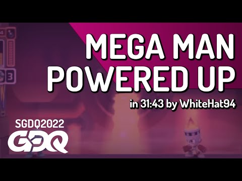 Mega Man Powered Up by WhiteHat94 in 31:43 - Summer Games Done Quick 2022