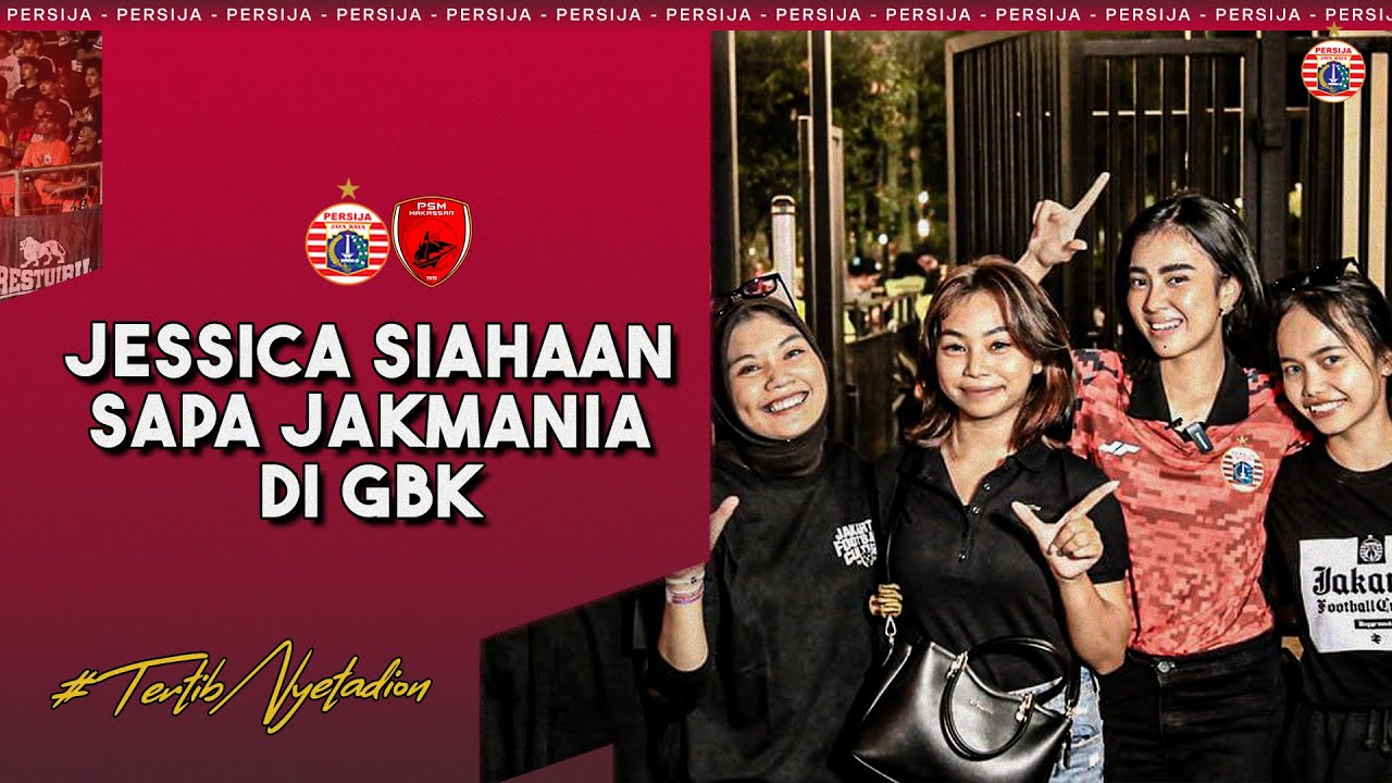 Jessica Siahaan - Putri Indonesia Kep. Riau 2023 Sapa Jakmania di GBK #TertibNyetadion
