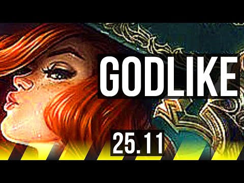 MISS FORTUNE & Lulu vs LUCIAN & Nami (ADC) | 12/3/13, Godlike | KR Master | 25.11