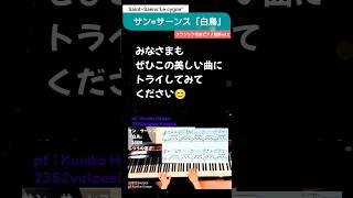 Download lagu 【解説つき】「白鳥」サン＝サーンス Saint-Saens ”Le Cygne”クラシック名曲ピアノ曲集vol.2より pf:Kuniko Hiraga #Short mp3