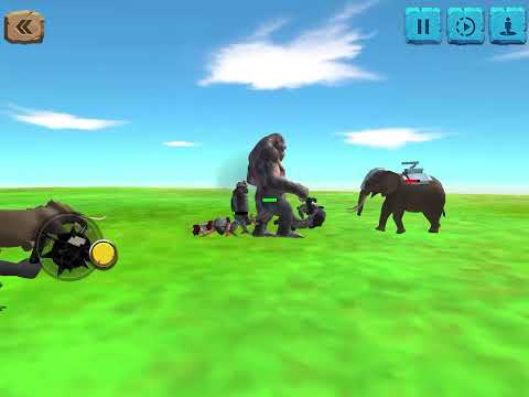 Mutant primates (gorillas) vs modern mammals (animals) - Animal Revolt Battle Simulator