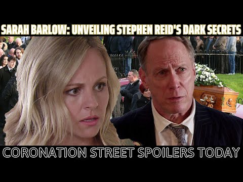 Coronation Street | Sarah Barlow's Shocking Discovery: Unveiling Stephen Reid's Dark Secrets!"