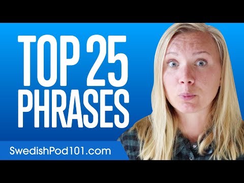 Top 25 Swedish Phrases
