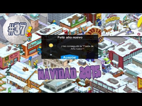 Los Simpson Springfield "Navidad'15: Cap. 37 - Los Simpson celebran el Fin de Año" por Tony