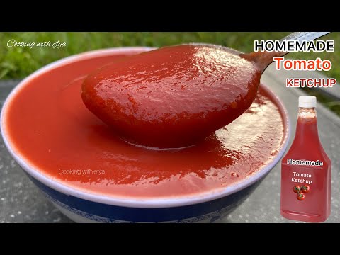 How To Make Homemade TOMATO KETCHUP With Fresh Tomatoes | Homemade TOMATO SAUCE | TOMATO KETCHUP
