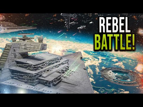 Rebels DESTROY Imperial Station! - Star Wars Empire at War: Awakening of the Rebellion