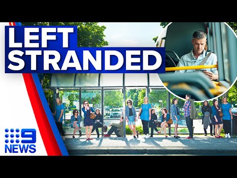 Government reveals cause of bus cancellations | 9 News Australia