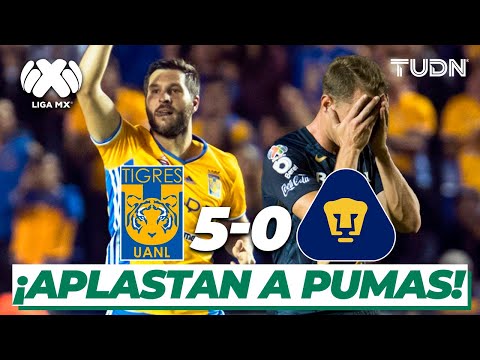 What a rout! Tigres eliminates and humiliates Pumas | Tigres 5-0 Pumas | AP-16 Quarterfinals | TUDN