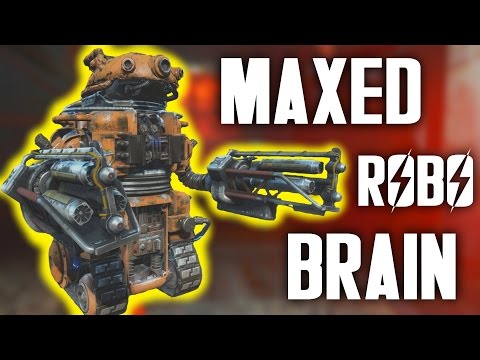Fallout 4 Automatron - Maxed Robobrain - Setup and Gameplay