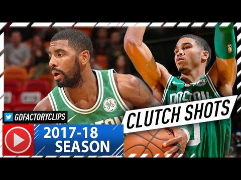 Kyrie Irving & Jayson Tatum Full Highlights vs Heat (2017.10.28) - 44 Pts, Kyrie is CLUTCH!