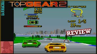 Top Gear 2 - on the Super Nintendo (SNES) !! with Commentary