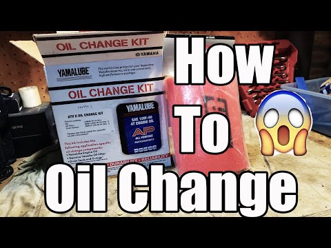 Yamaha Kodiak/Grizzly 700 Oil and Filter change (How To) 2016-2018