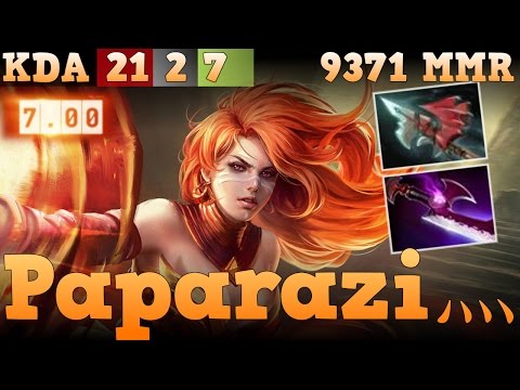 Paparazi plays Lina - Patch 7.05 Full game