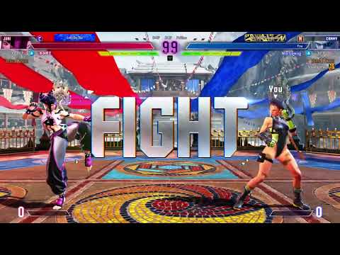 Street Fighter 6 Juri vs Cammy Rank Match