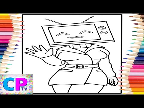 Skibidi Toilet Coloring Pages/Tv Woman in Red/NIVIRO - Orphic Night(feat. Diandra Faye)[NCS Release]