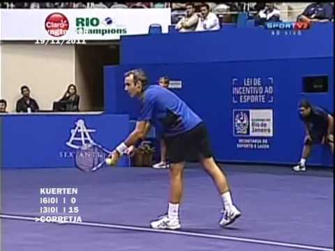 Guga Kuerten vs Alex Corretja - Friendly Match (Rio Champions 2011) - 4/9