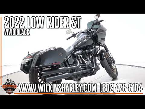 2022 Harley-Davidson FXLRST Low Rider ST in Vivid Black